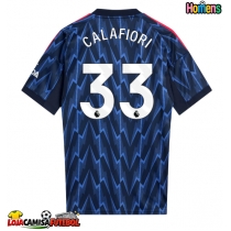 Camisa de Futebol Arsenal Riccardo Calafiori #33 Equipamento Secundário 2025-26 Manga Curta